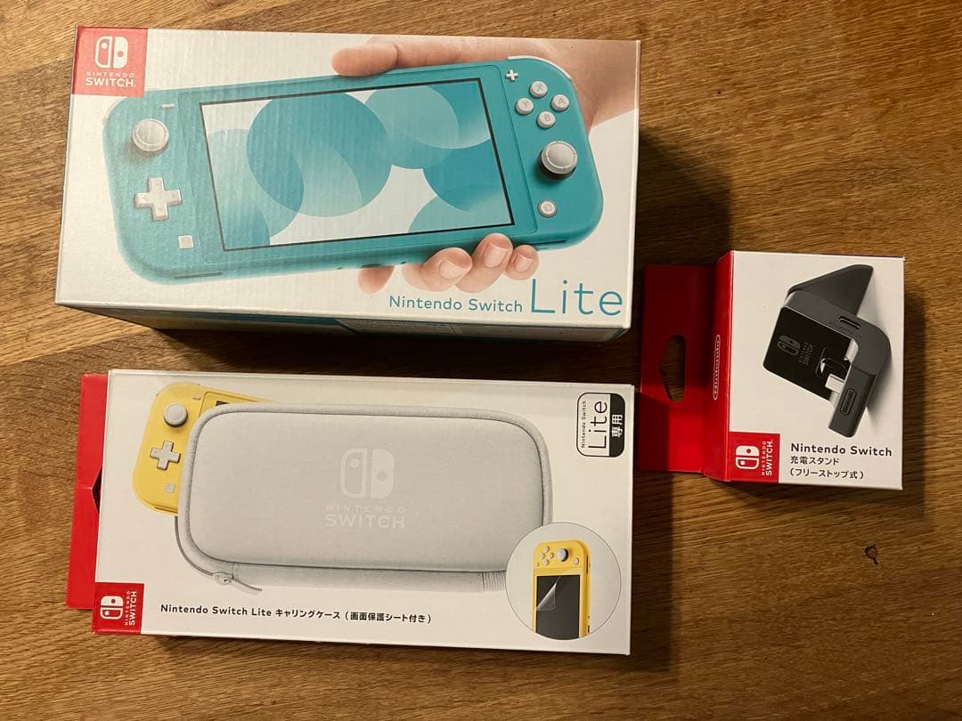 Nintendo Switch Lite + 純正充電スタンド + 512GB