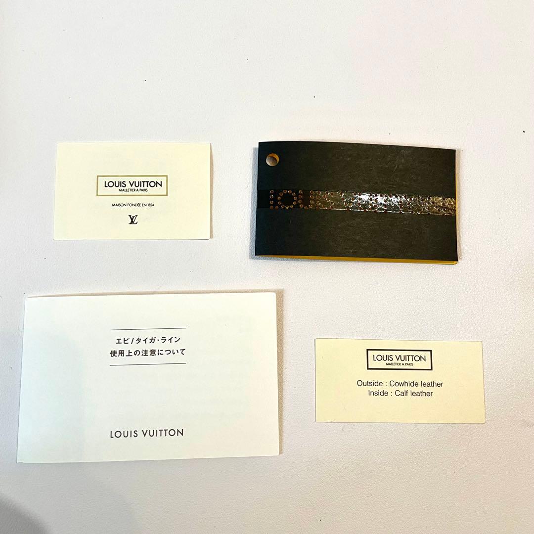 新品未使用✨ルイヴィトン 二つ折り財布 タイガ レザー ミルティプル ブラック