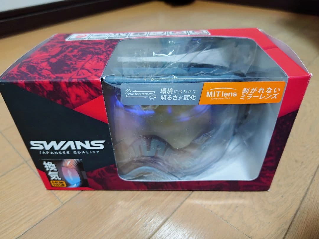 SWANS RIDGELINE MITブルーミラー ゴーグル