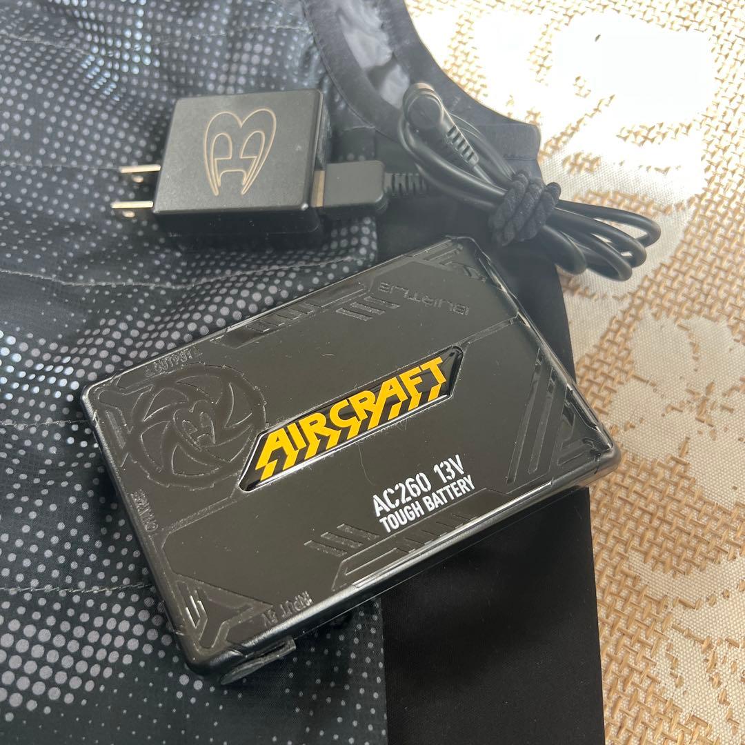 Burtle ベスト AC260 サーモクラフト、バッテリー付き