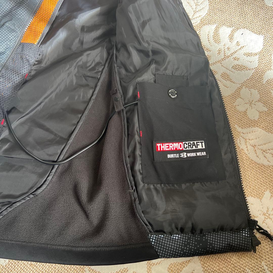 Burtle ベスト AC260 サーモクラフト、バッテリー付き