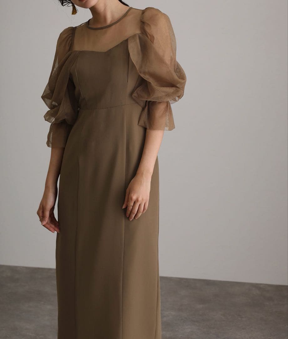 alto オケージョンドレス　アッシュブラウン