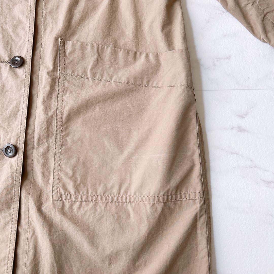 マーガレットハウエル COTTON POPLIN ステンカラー ロングコート B