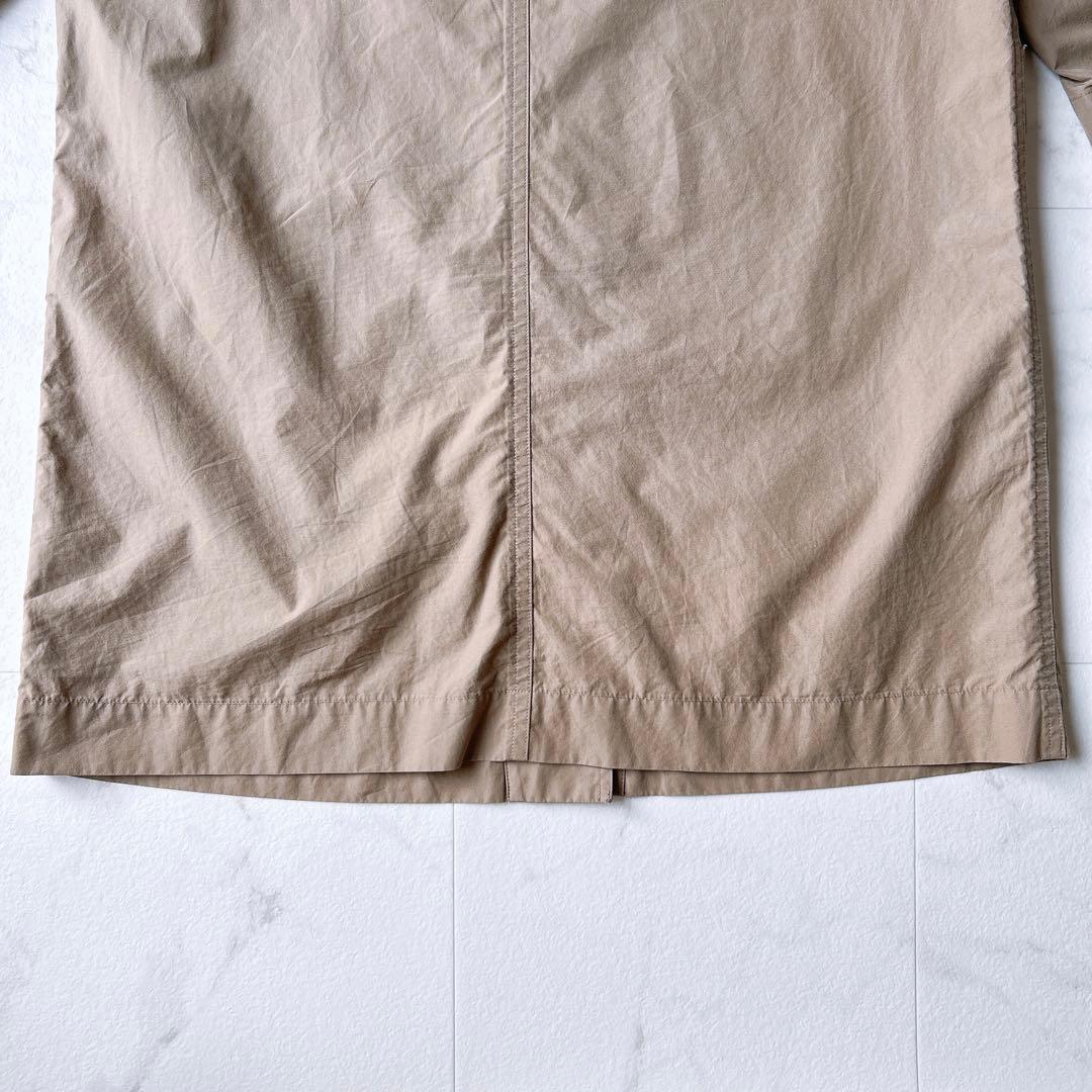 マーガレットハウエル COTTON POPLIN ステンカラー ロングコート B