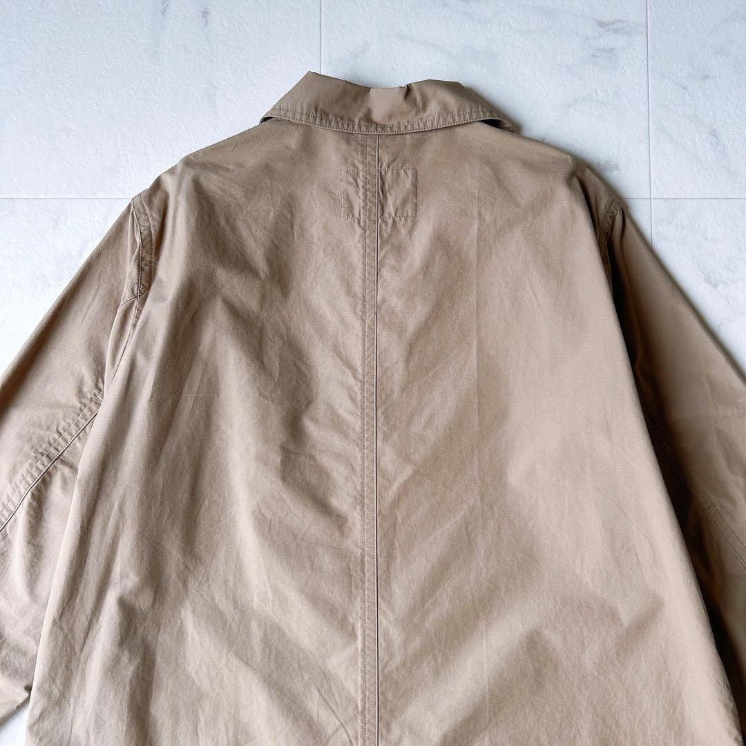 マーガレットハウエル COTTON POPLIN ステンカラー ロングコート B