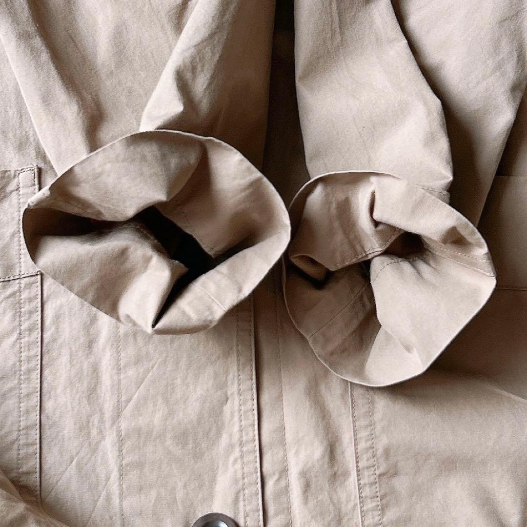 マーガレットハウエル COTTON POPLIN ステンカラー ロングコート B