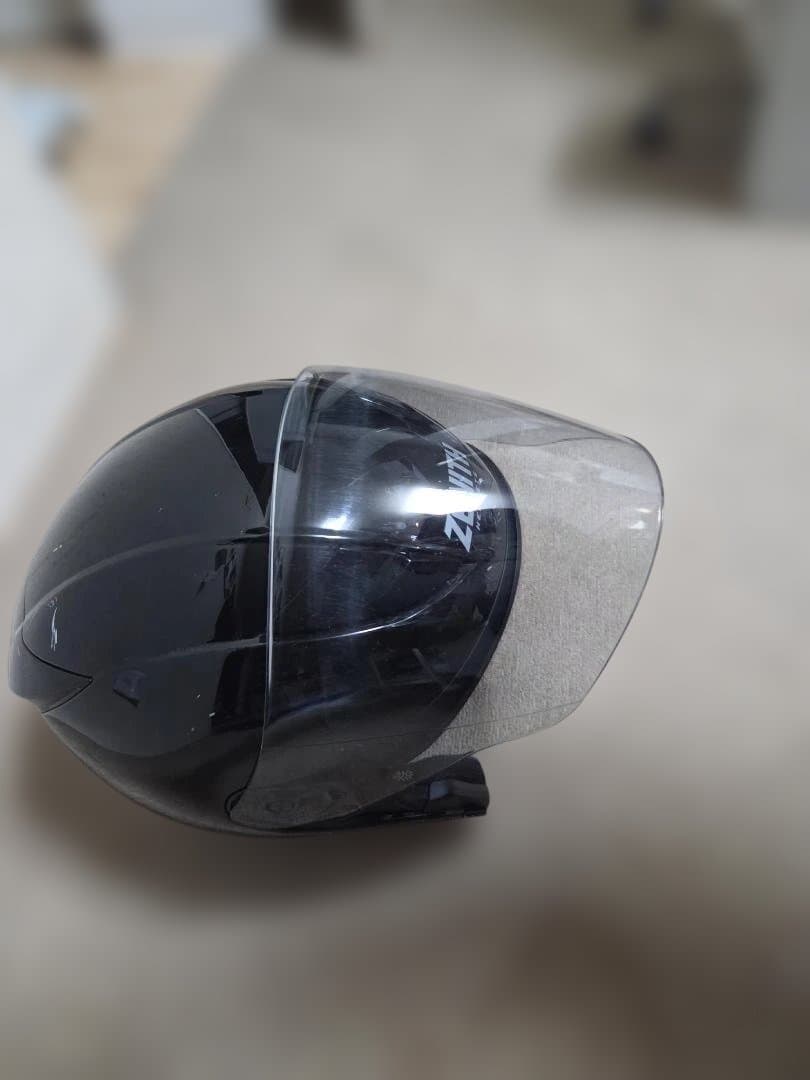 ZENITH ブラック ジェットヘルメット