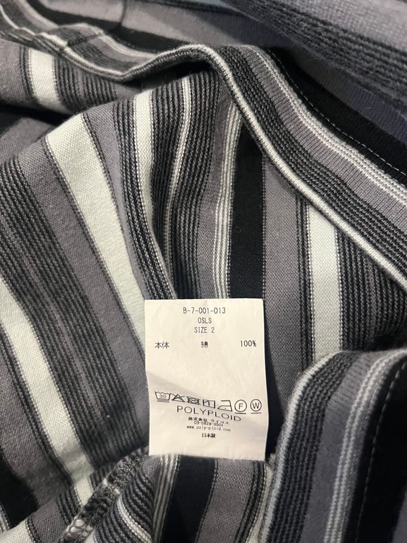 トップス POLYPLOID OVERSIZE LONGSLEEVE B