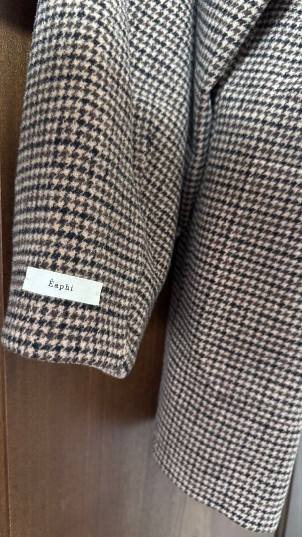 ジャケット・アウター Eaphi WOOL LIKE CHECK JACKET