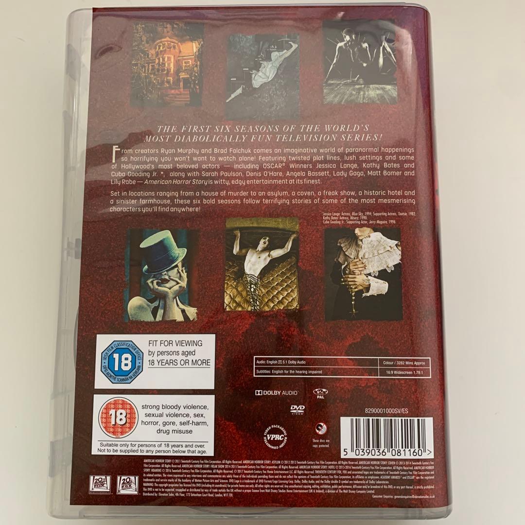 AMERICAN HORROR STORY シーズン1-6 DVD 【海外版】