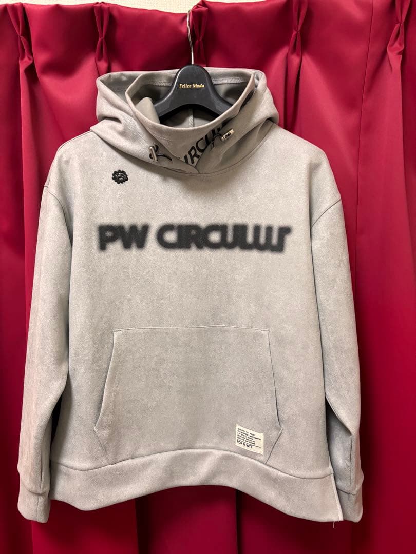 PW CIRCULUS スエード調パーカー