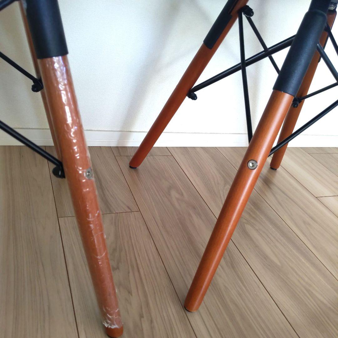 2脚セット　チェア　イームズ　ネイビー　ダイニング　北欧　おしゃれ　シェル