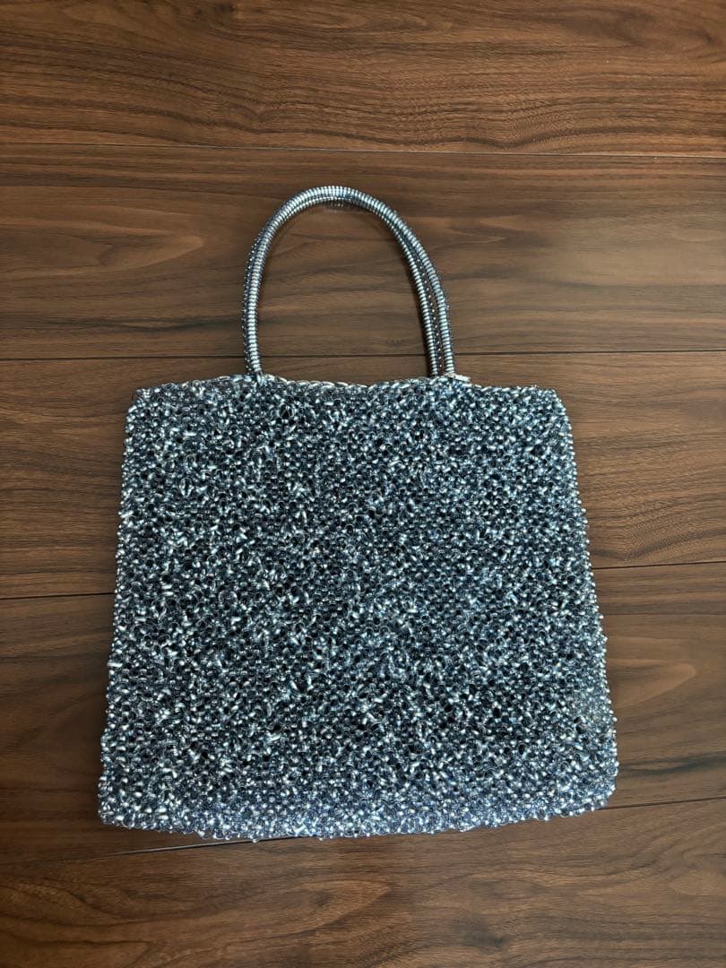 ANTEPRIMA アンテプリマ　ワイヤーバック　ブルーシルバー