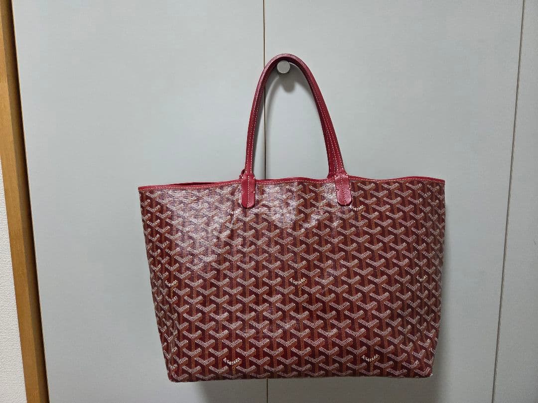Goyard ゴヤール サンルイPM トートバック レッド