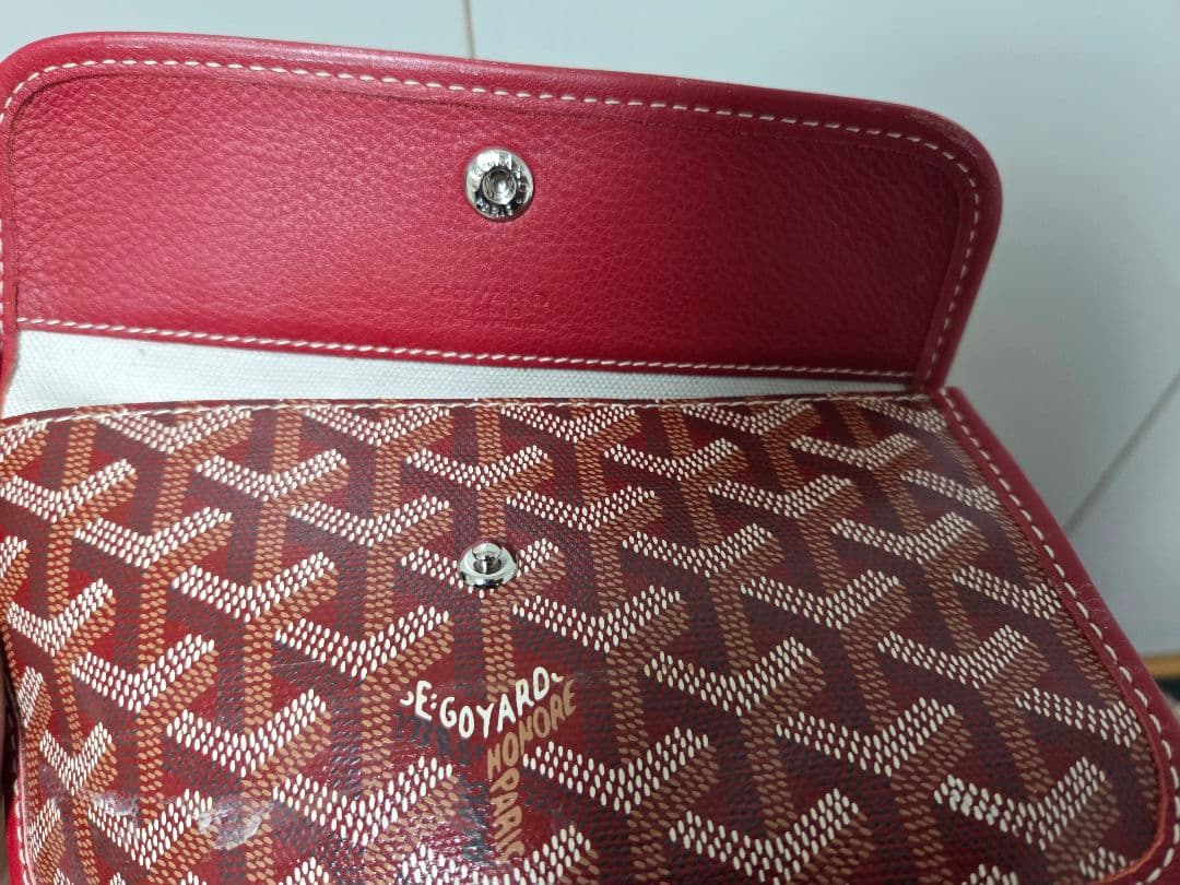 Goyard ゴヤール サンルイPM トートバック レッド