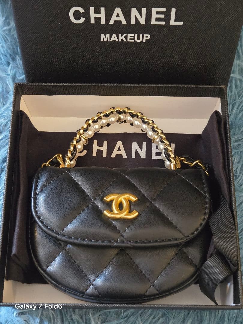 CHANEL シャネル ノベルティ パールハンドル ミニ チェーンバッグ