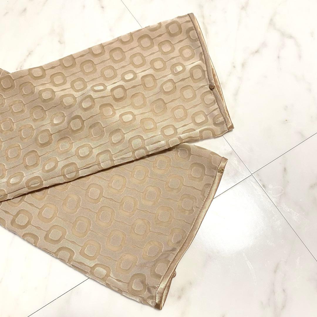 【極美品】アナイ スクエアキカオパール ワンピース ロング丈 ベージュ 人気