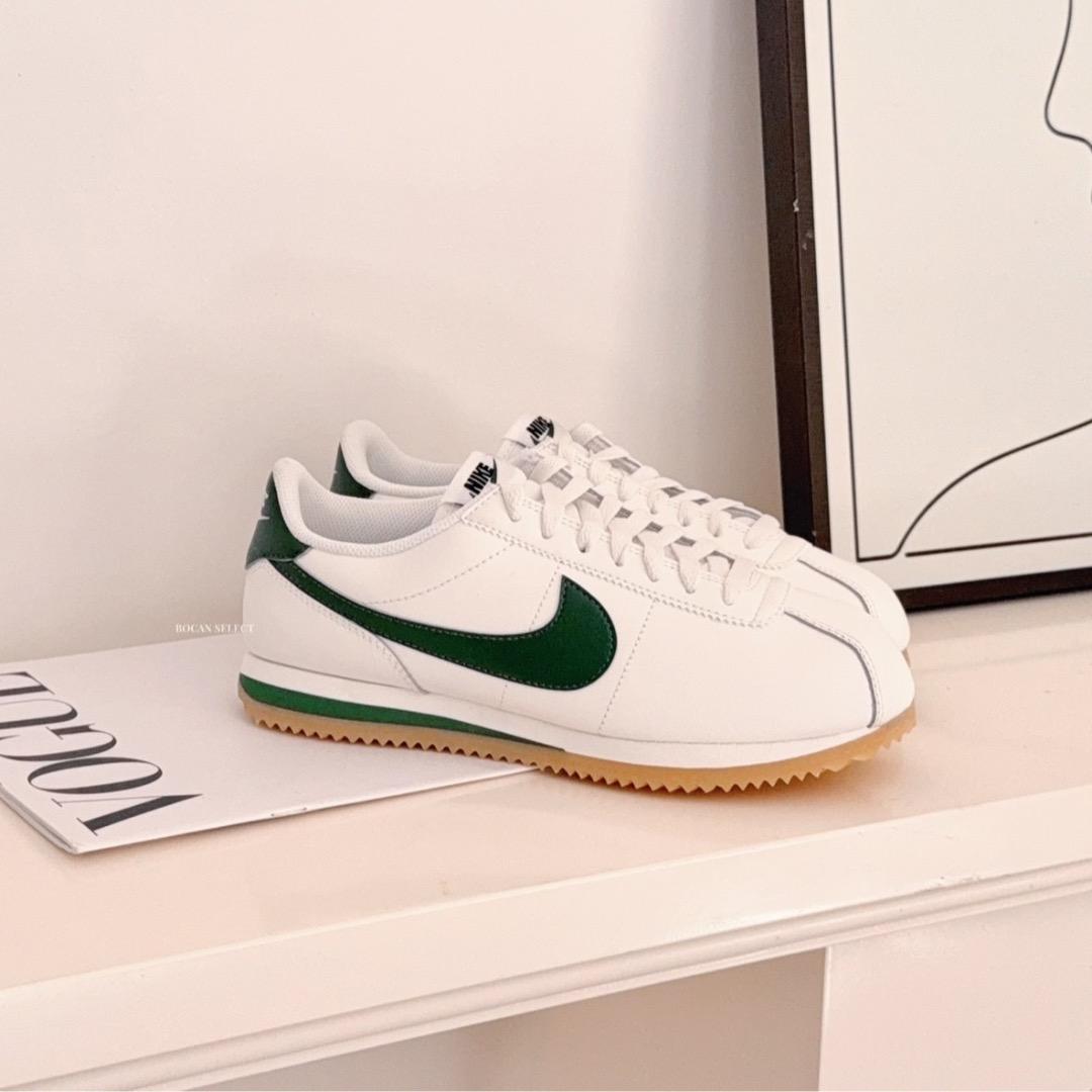 新品箱タグ付NIKE W Cortez ナイキ コルテッツ セイル/グリーン