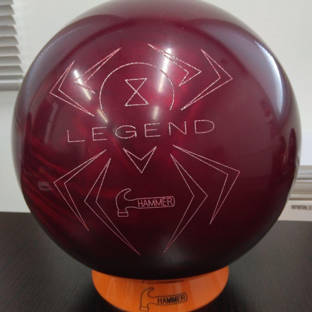 HAMMER RED LEGENDボウリングボール14p4ozです。