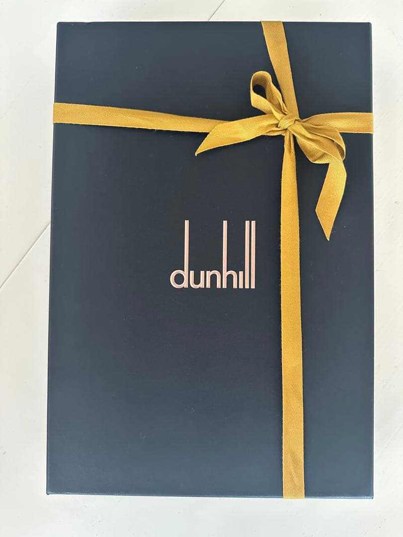 【新品】dunhill ダークグリーン マフラー ギフトボックス付き