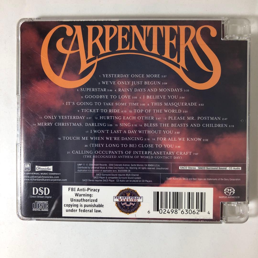 洋楽 Carpenters Singles 1969-1981 SACD