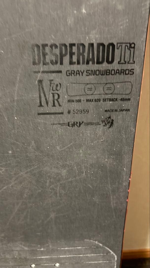 【23-24】gray DESPERADO Ti type-R Ⅳw