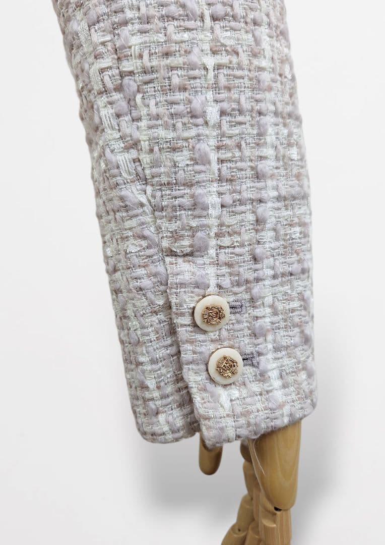 美品 Her lip to Grace Tweed Jacket ピンクM