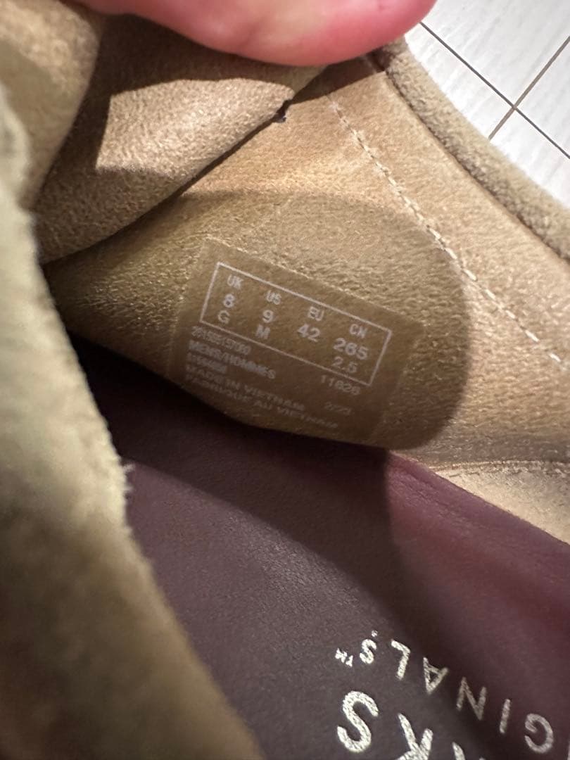 Clarks Wallabee クラークス ワラビー サンドベージュ