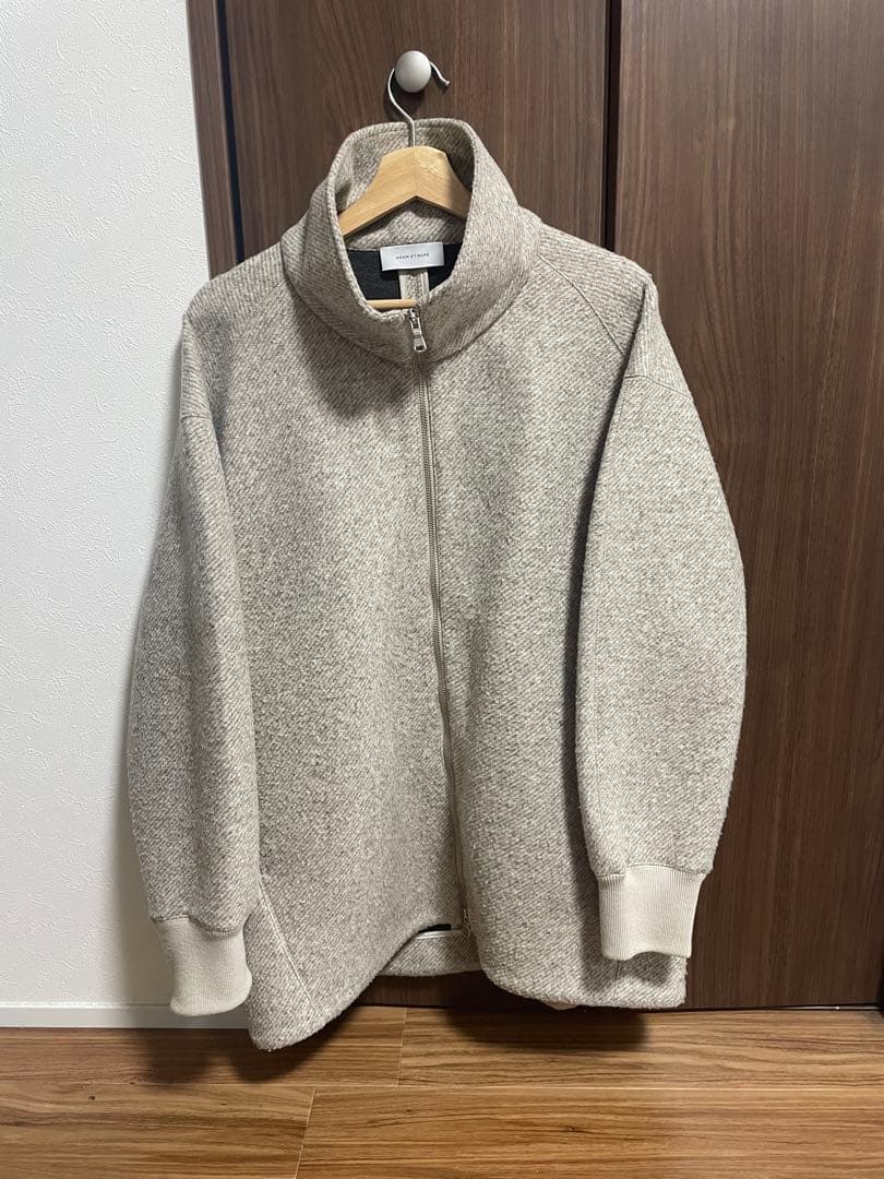 アダムエロペ　【サステナブル】ツイードボンディングコーディガン