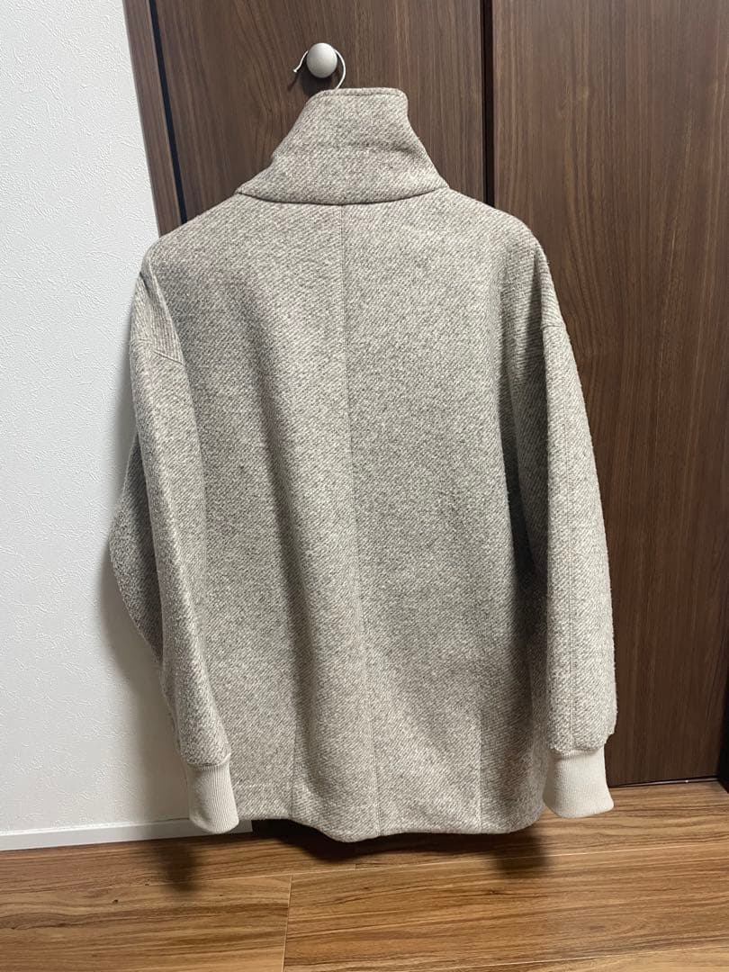 アダムエロペ　【サステナブル】ツイードボンディングコーディガン