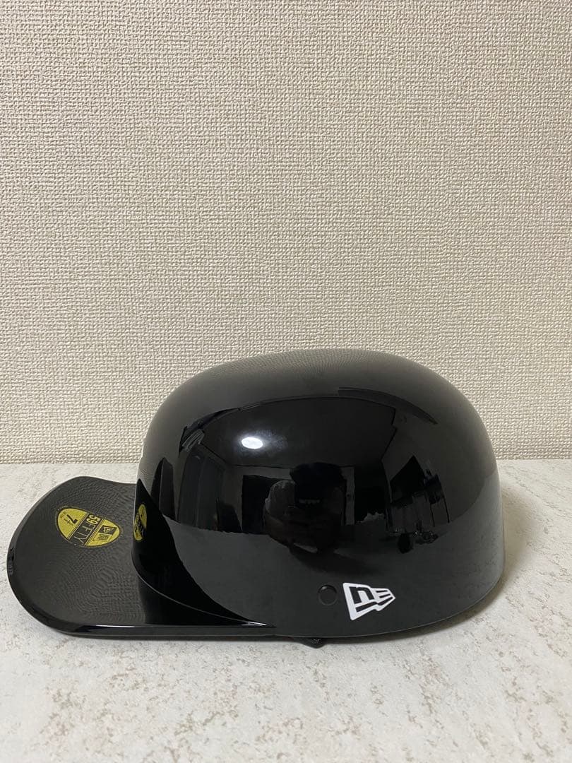 ニューエラ風　ヘルメット　半キャップ　ベースボールキャップ