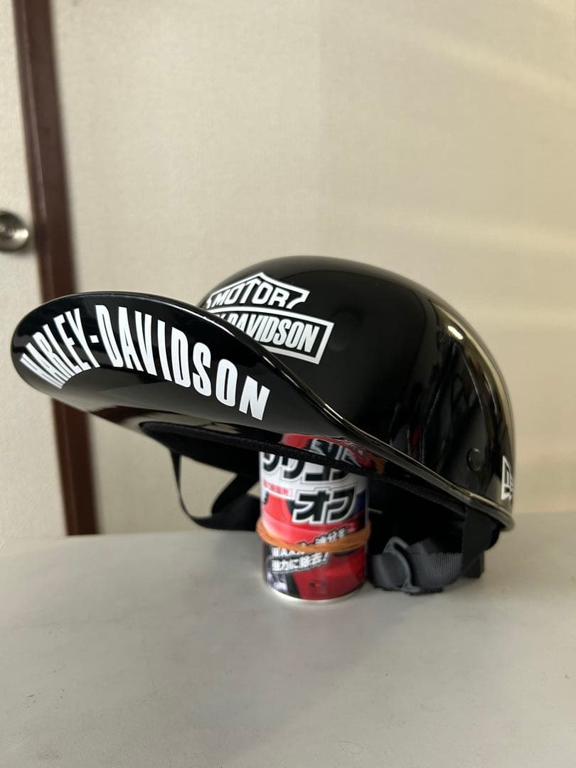 ニューエラ風　ヘルメット　半キャップ　ベースボールキャップ