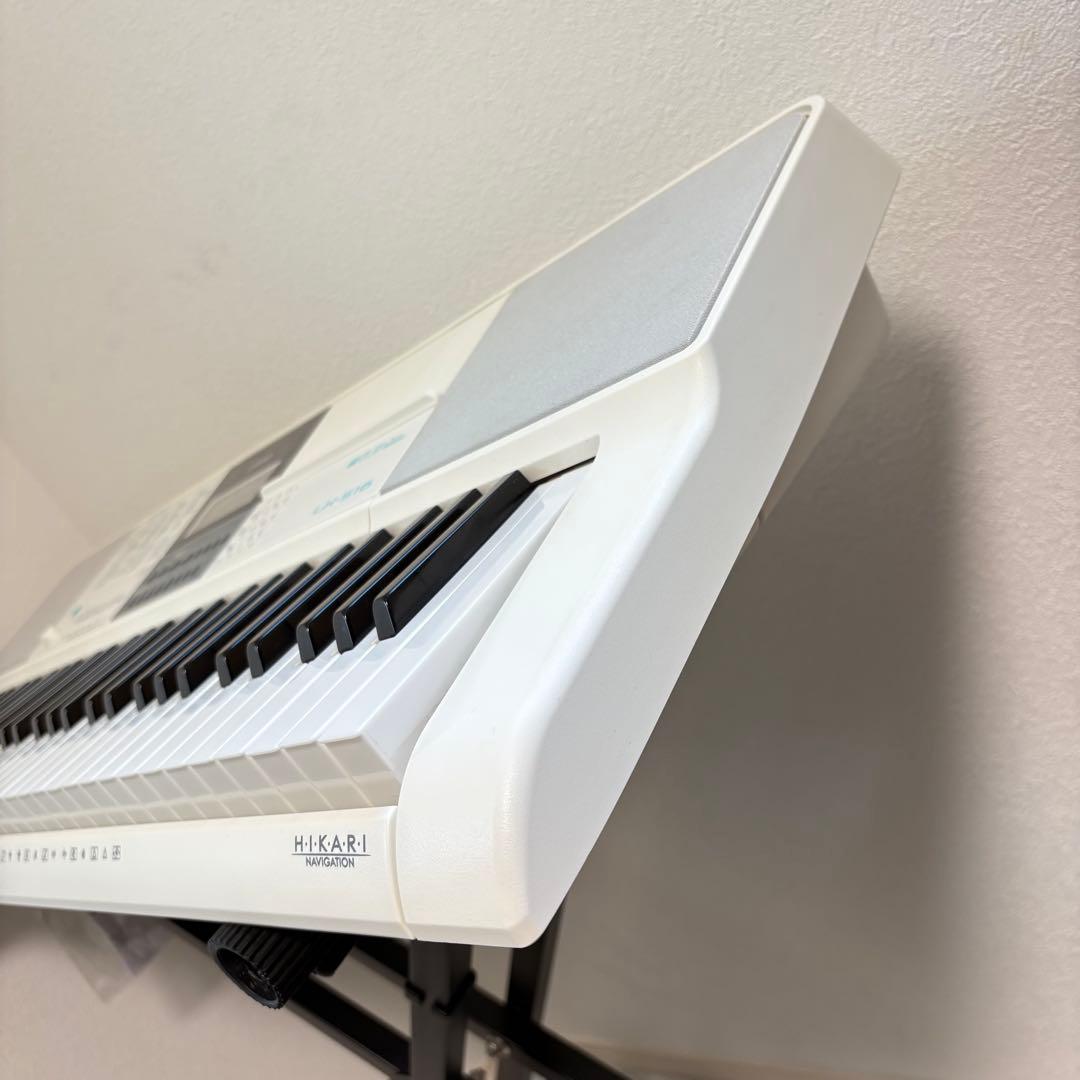 美品✨スタンド付き CASIOカシオ光ナビゲーションキーボードLK-516
