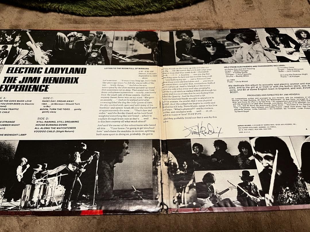 6枚セット サイケロック Doors,Jimi Hendrix,Janis 他