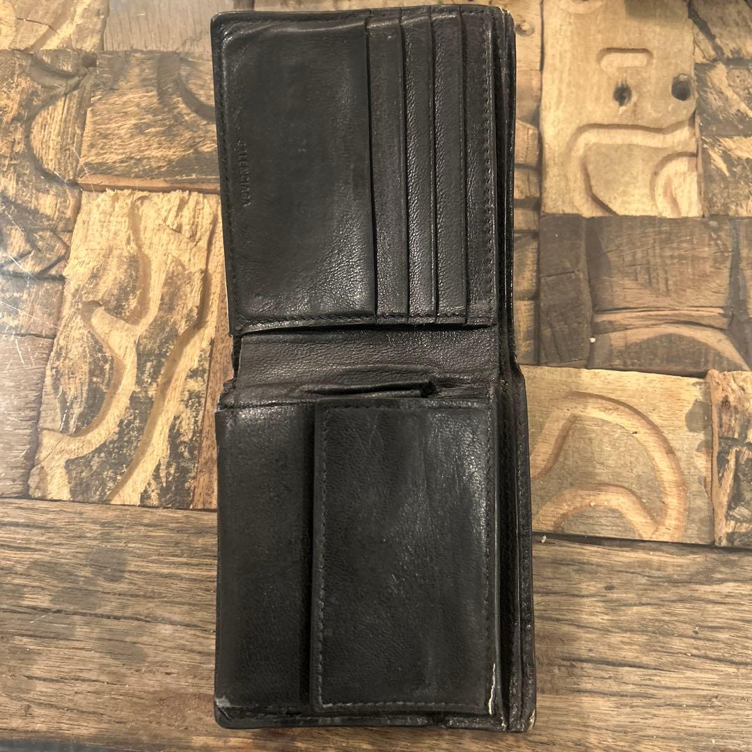 BALENCIAGA 二つ折り財布 クロコ型押し 正規品