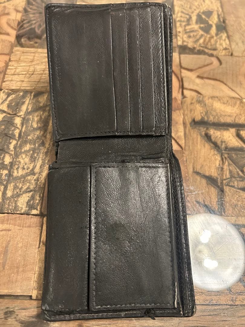 BALENCIAGA 二つ折り財布 クロコ型押し 正規品