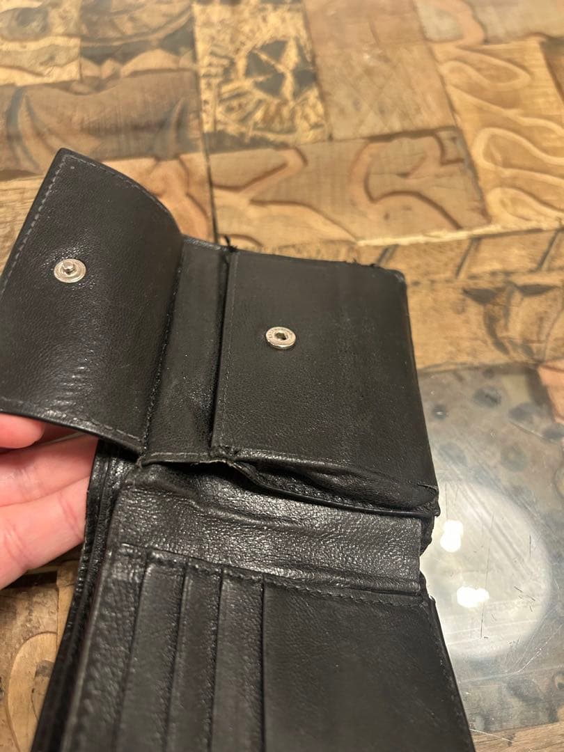 BALENCIAGA 二つ折り財布 クロコ型押し 正規品