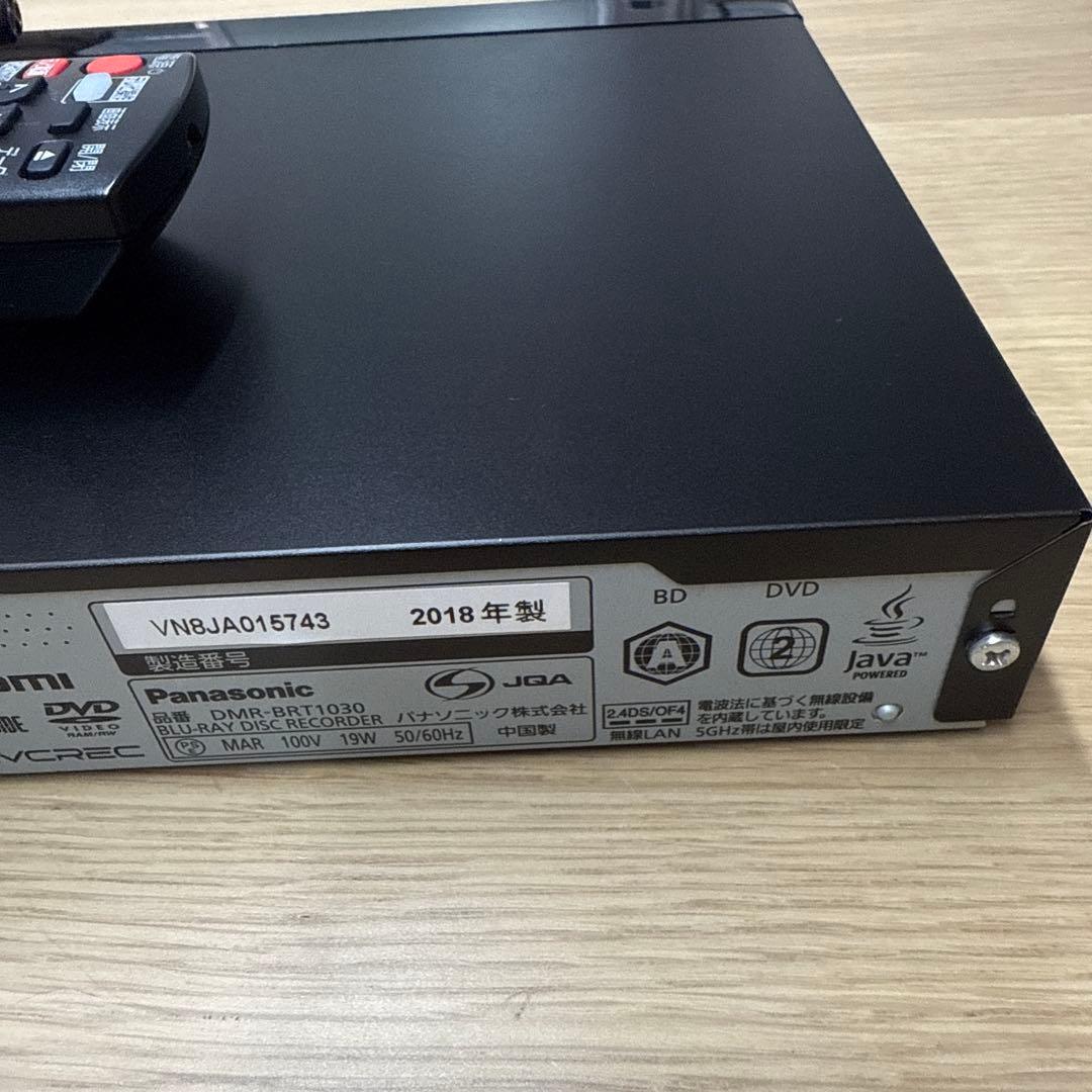 パナソニック　ブルーレイレコーダー　DMR-BRT1030