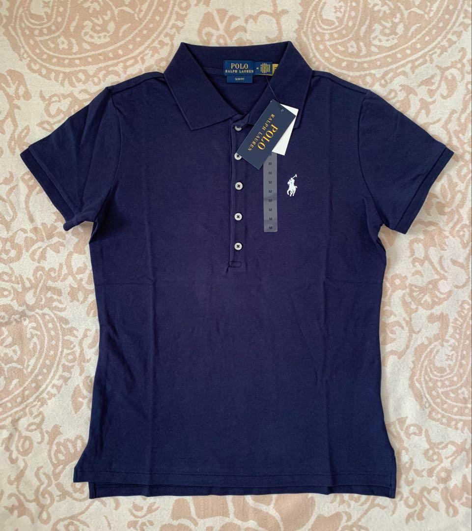 ★新品タグ付き＃Polo Ralph Lauren#ネイビー#半袖ポロシャツ#M