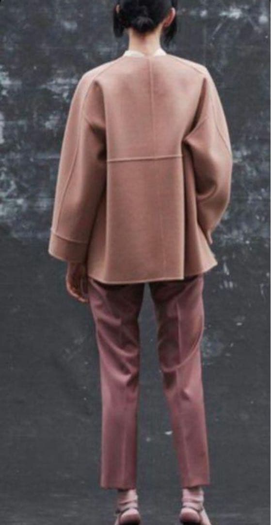 Drawer 21AW ウールビーバーケヌキノーカラージャケット 38