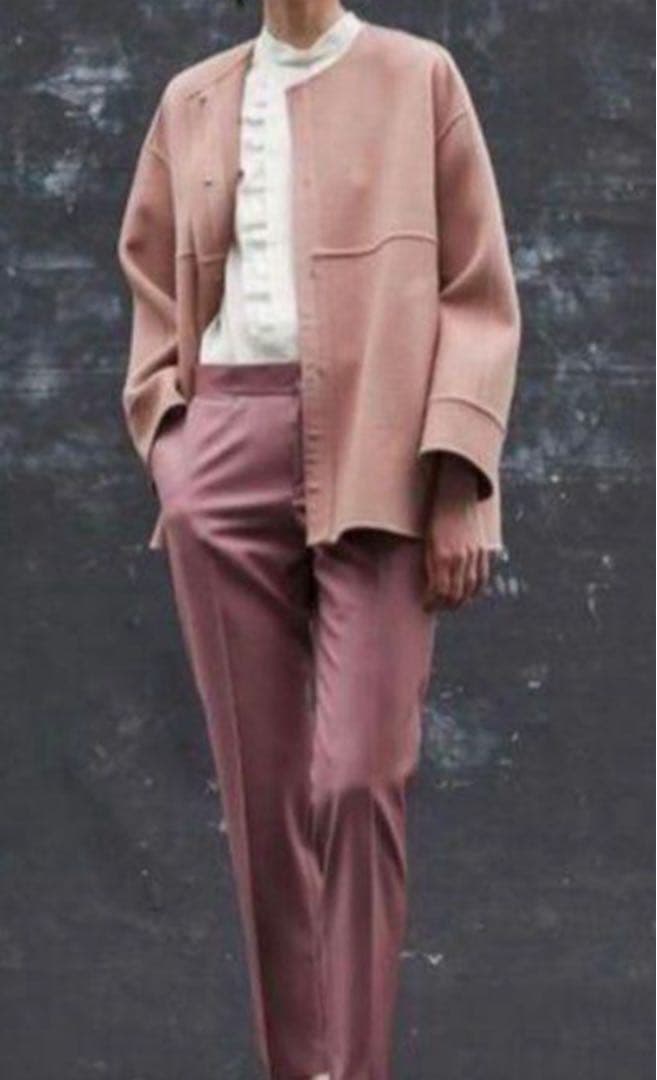 Drawer 21AW ウールビーバーケヌキノーカラージャケット 38