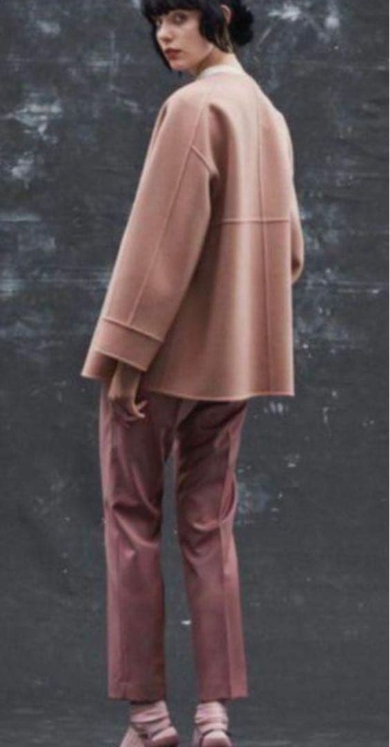 Drawer 21AW ウールビーバーケヌキノーカラージャケット 38