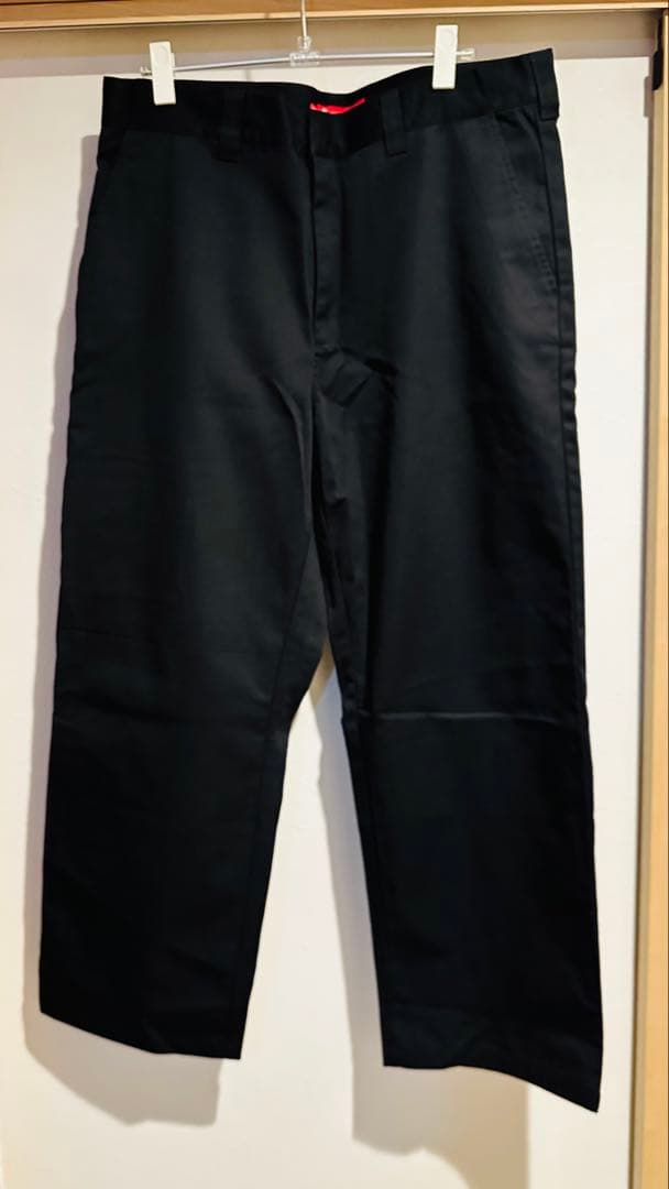 supreme work pants チノパン　34 黒