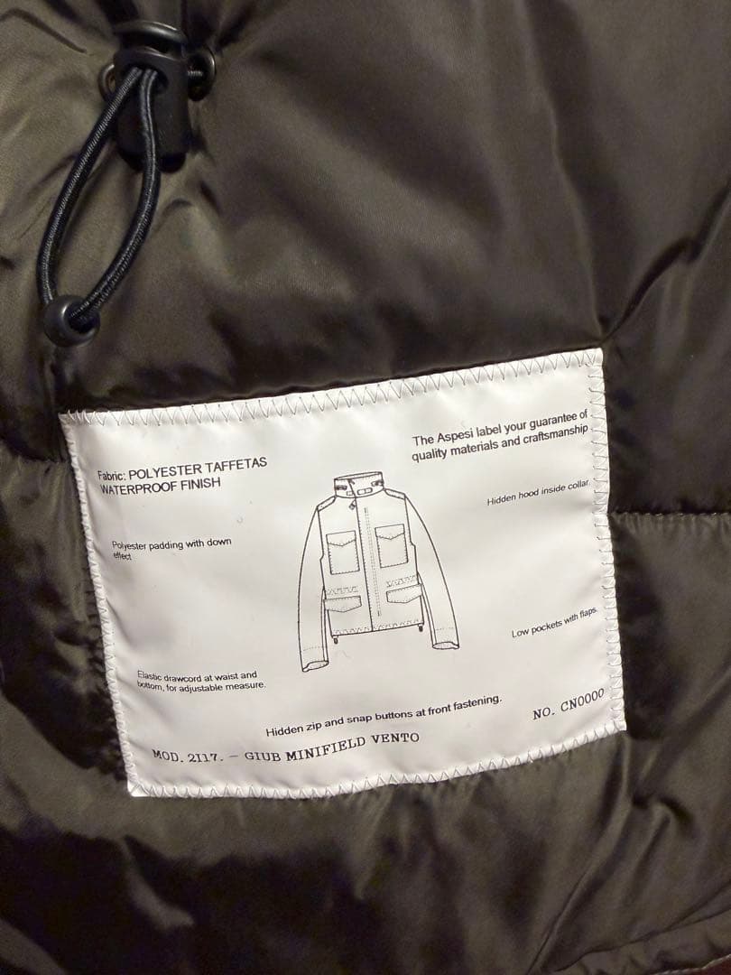 ほぼ新品　アスペジ M65 【MINIFIELD VENTO】　25AW