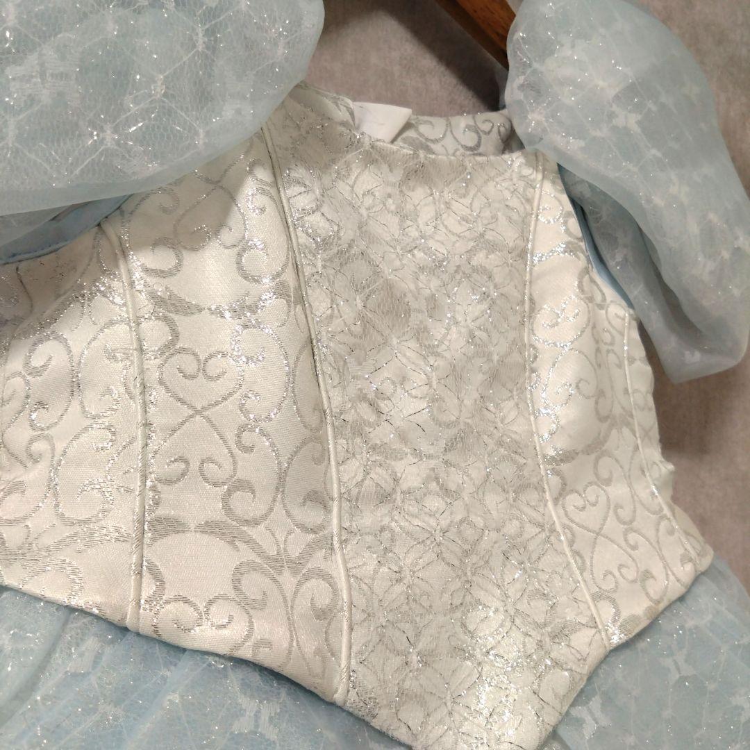 プレミアムシンデレラドレス　110サイズ　 ビビディバビディブティック（小物付）