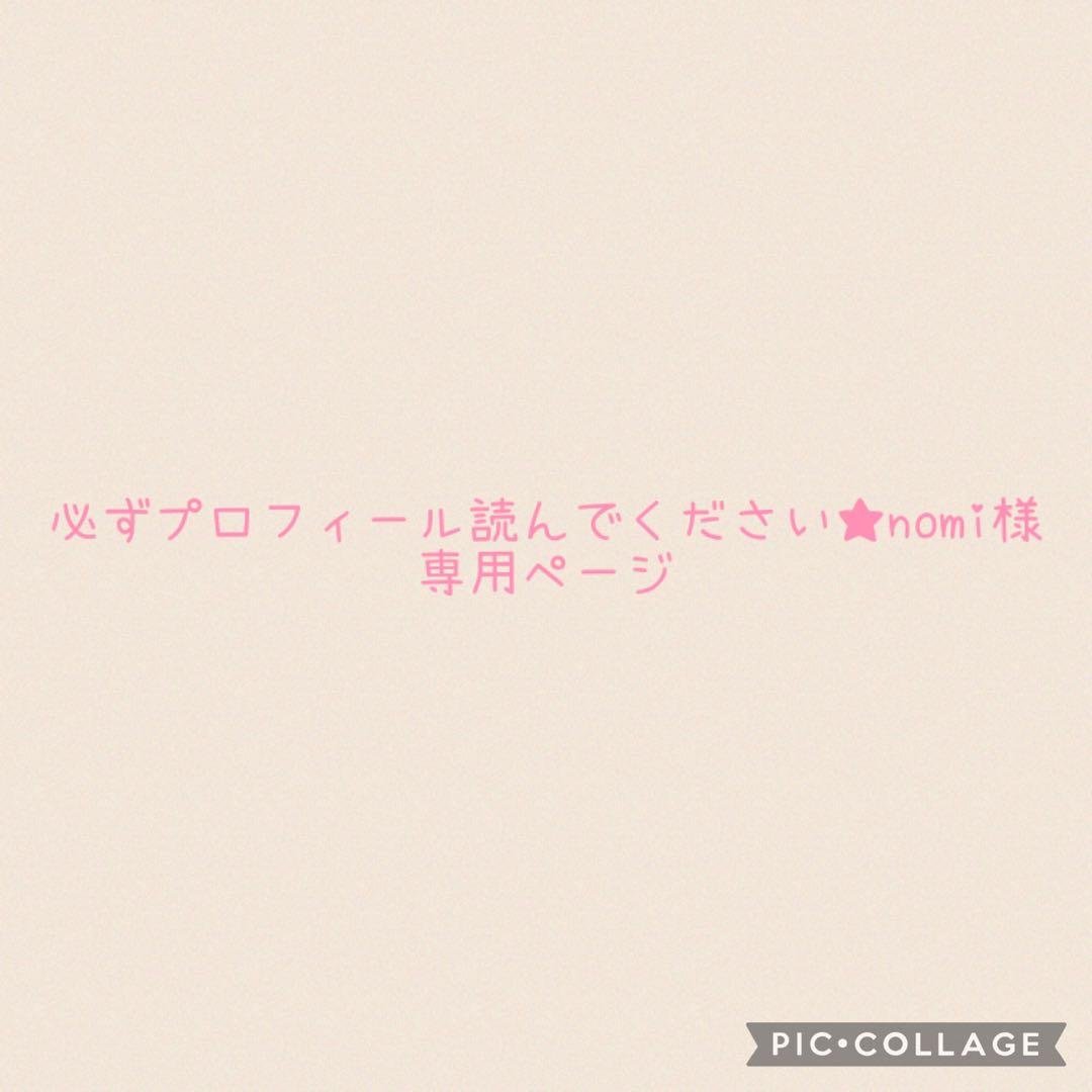 必ずプロフィール読んでください★nomiページ