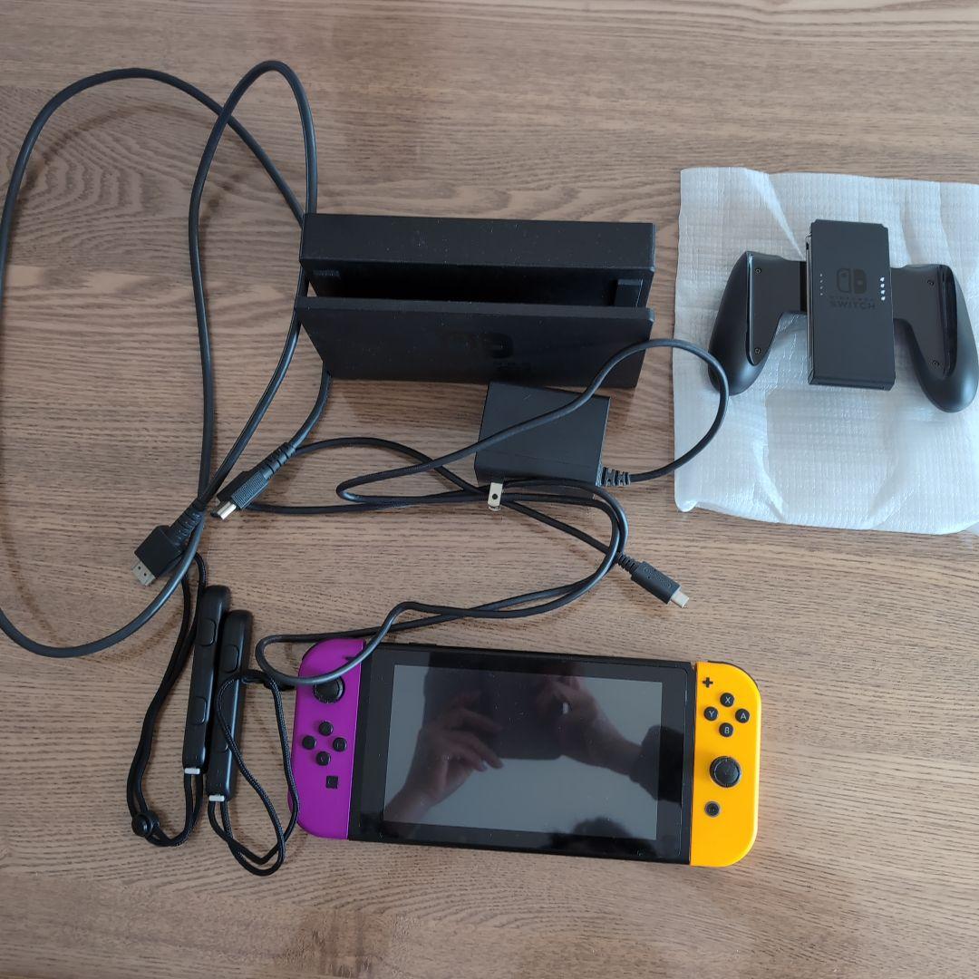Nintendo Switch 本体 ネオンパープル ネオンオレンジ