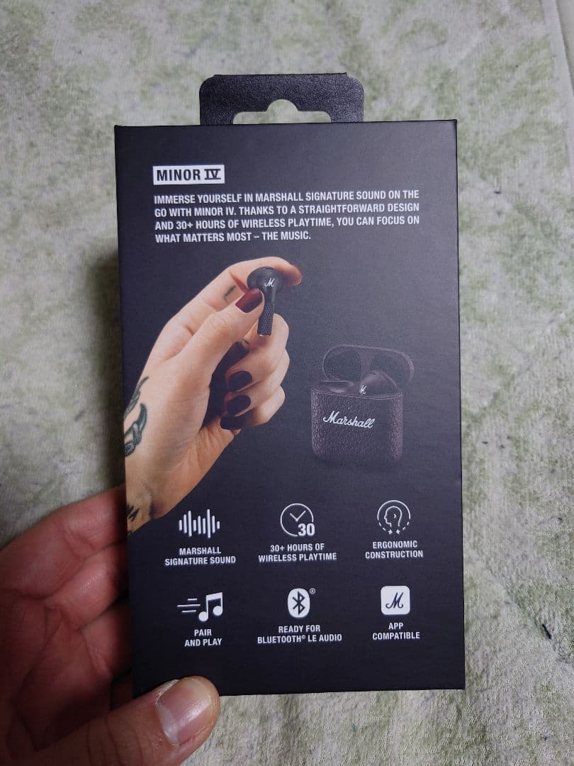 Marshall Minor IV ワイヤレスイヤフォン イヤホン
