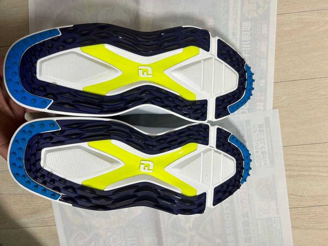 FJ X25 ゴルフシューズ ホワイト/ネイビー