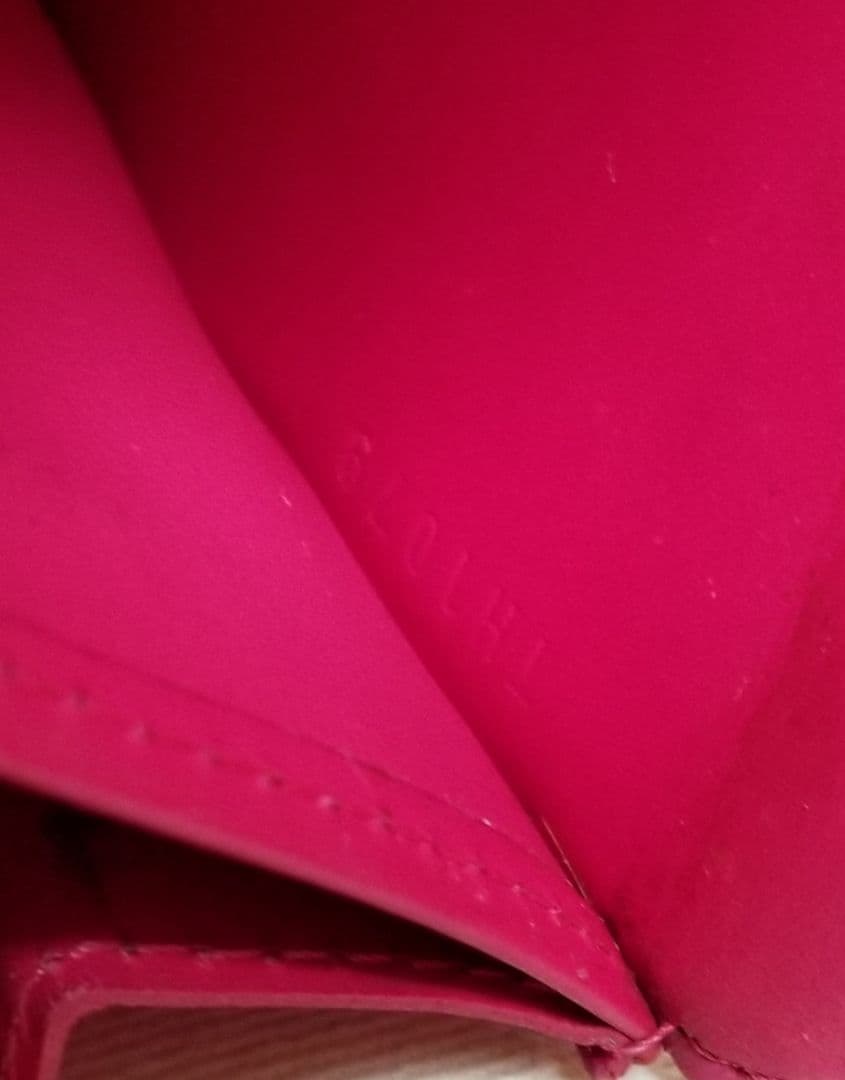 LOUIS VUITTON モノグラム ヴェルニ 長財布 ローズポップ(レッド系